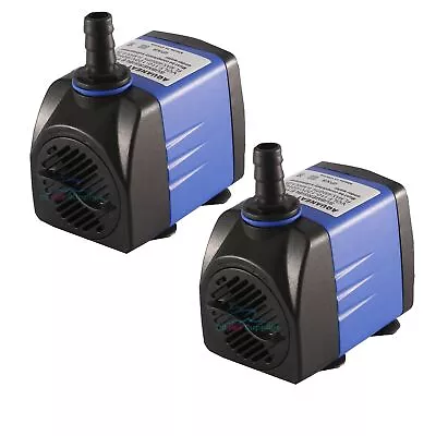 2-pack Water Pump 480GPH Fountain Pump For Fish Tank Outdoor Pond And Hydroponic • $22.22