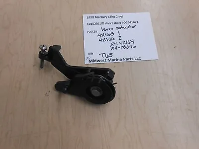 42163 1 42166 2 42164 13676 Mercury 1998 15hp 0G641071 Outboard Lever T65 • $30
