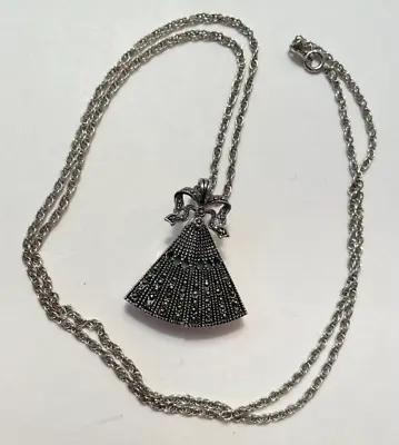 Vintage Avon LA Express Watch Fan Dancing 32  Necklace Long Jewelry LAX1374 #23 • $24.95