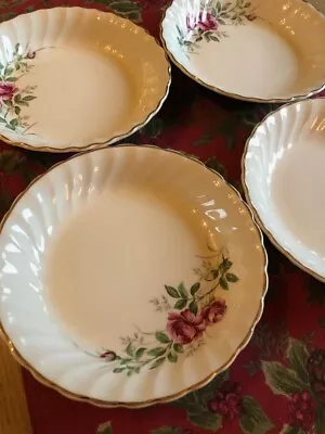 Vintage 4 X Myott Rosita Gold Band Fluted Salad Fruit Cereal Dessert Bowl  7.5  • £24