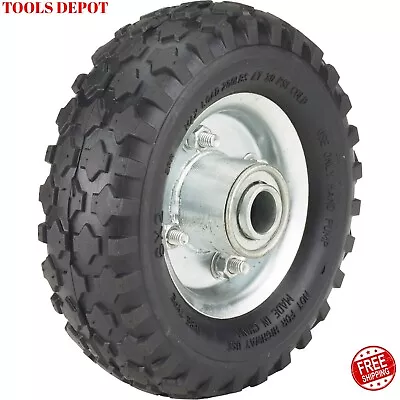 6in. Pneumatic Wheel And Tire-- 200-Lb. Capacity Knobby Tread • $24.40