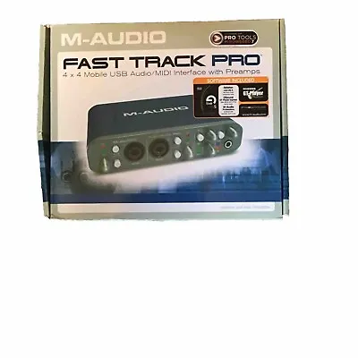 M-Audio Fast Track USB 1.0/1.1 (FastTrackPro) Sound Card With User Guide • $60