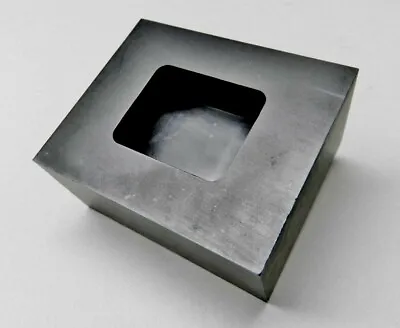 Graphite Ingot Mold 5oz Gold Melt Pour Loaf Bar Machined Graphite Jewelry Scrap • $36.66