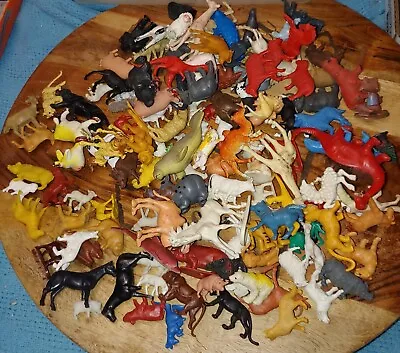 $21.77 • Buy Plastic Animal Lot Farm & Zoo