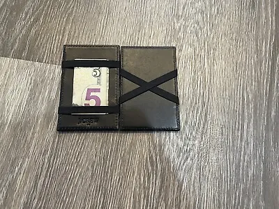 NWT J Crew Factory  Magic Wallet Mens Black Leather • $22.99