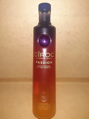 Ciroc Passion Vodka 750 Ml Frosted Empty Glass Bottle • $14.98