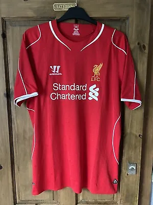 £0.99 • Buy Liverpool FC 2014/15 Vintage Warrior Home Football Shirt Extra Large XL *READ*