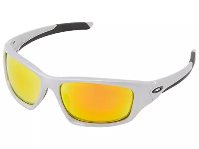 Oakley Valve Polarized Sunglasses OO9236-07 Silver/Fire Iridium • $109.99