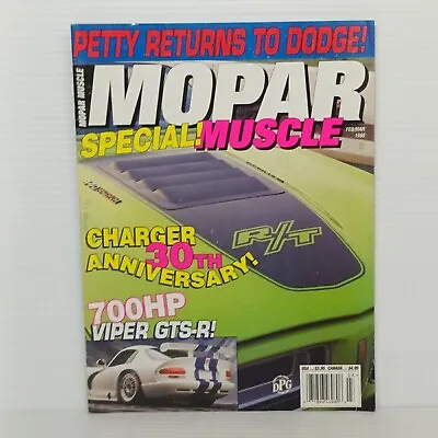 Mopar Muscle Magazine February / March 1996 30th Anniversary Charger Viper GTS-R • $11.71