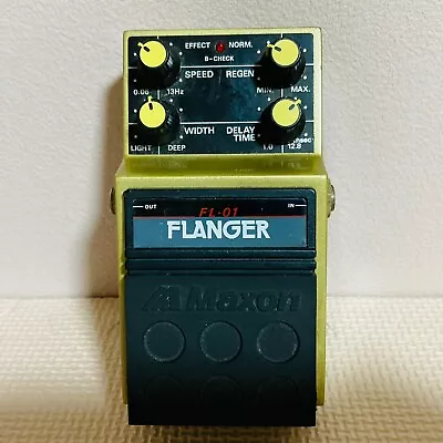 Maxon FL-01 Flange Guitar Effects Pedal Made In Japan Vintage 1980s • $67.99