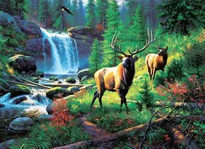 SunsOut Mountain Harmony 500 Piece Jigsaw Puzzle By Mark Keathley • $15