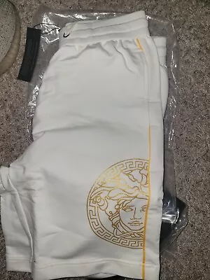 Versace Shorts White And Gold Style Medium • $119.99