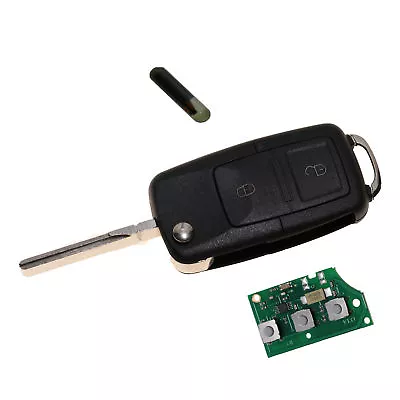 New VW Seat Skoda Sender Unit Flip Key ID48 1J0 959 753 N 1J0959753N • $47.40