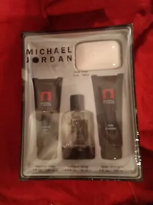 Michael Jordan 4-Piece Gift Set Cologne Moisture Balm Body Shampoo Body Soap • $30