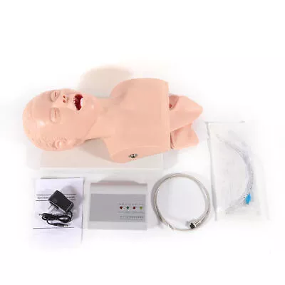$198.55 • Buy PVC Intubation Manikin Study Teaching Model Airway Management Trainer W/ Alarm