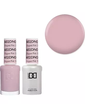 DND 602 Elegant Pink - Daisy Collection Nail Gel & Polish Duo 15ml • £10.63