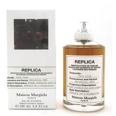 REplica By The Jazz Club By Maison Margiela 3.4 Oz. EDT Spray Unisex. New In Box • $48.88