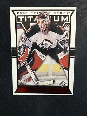 02-03 Pacific Hockey Private Stock Titanium RC 11 Martin Biron /299 • $1.99