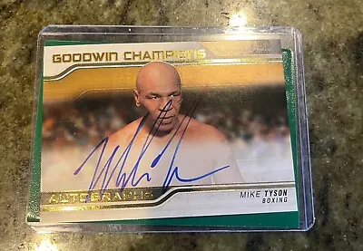 Mike Tyson 2023 Upper Deck Goodwin Champions Horizontal Auto  • $850