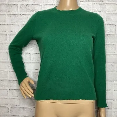 J. Crew Green Cashmere Sweater XS • $44.10