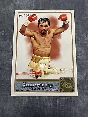 MANNY PACQUIAO 2011 Topps Allen & Ginter #262 Rookie Card Boxing Champ • $34.99