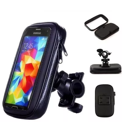 360° Bicycle Motor Bike Waterproof Phone Case Mount Holder For All Mobile Phones • £7.69