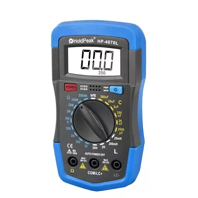 Handheld LCD Digital Meter Capacitor Resistance Inductance Capacitance Hfe Gauge • $15.89