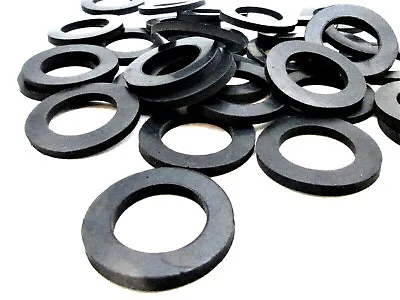 3/4  ID X 1 1/4  OD X 1/8  Thick Black Rubber Flat Washers   Various Pack Sizes • $13.40