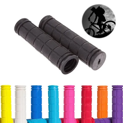 BMX MTB Bike Grips Mountain Bicycle Handle Handlebar Soft Rubber Bar End Track • $4.49