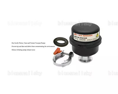 $325.99 • Buy Edwards Vacuum Exhaust Silencer For NXDS6i, NXDS10i And NXDS15i Dry Scroll Pumps