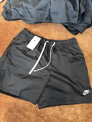 NWT MEN'S Nike NSW Woven Club Shorts Black M-XL DM6829-010 • $47.97