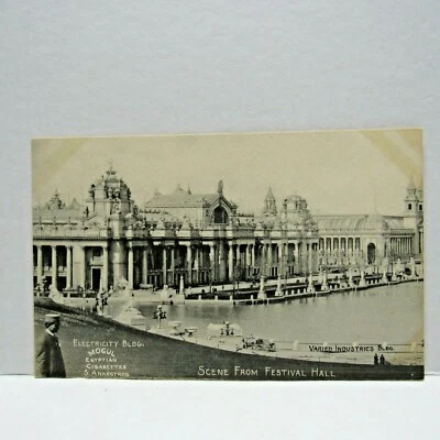 £3.92 • Buy Postcard Vintage Mogul Egyptian Cig Electricity Building Advertising Unique