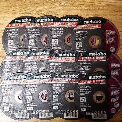 Metabo 6  Super Slicer Cutting Wheel 655995000 (12PK) A60XP Original Slicer-New • $19.95