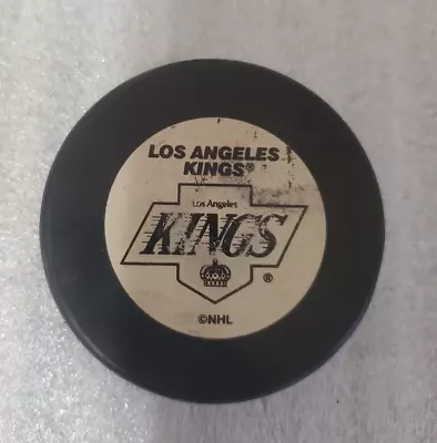 Vintage Los Angeles Kings NHL Hockey Puck .Majestic Realty Co. USED. • $8