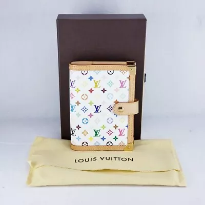 Louis Vuitton Multicolore Agenda Notebook Cover W/2004 Agenda Diary (PB1023550) • $449.99