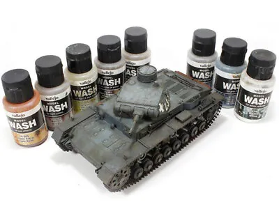 £6.99 • Buy Vallejo Model Washes Select From List Or Mix Any 35ml Bottles Weathering Effects