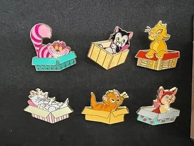 Disney UNCAS Cats In Boxes Blind Box Pin BoxLunch Exclusive - Opened YOU CHOOSE • $14