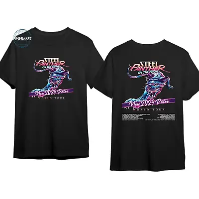 Steel Panther On The Prowl World Tour 2024 T-Shirt Steel Panther Fan T-Shirt • $7.99