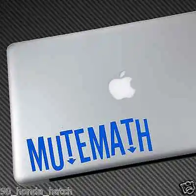 MUTEMATH VINYL STICKER CAR DECAL Band Laptop Tshirt Cd Shirt Vitals Ep Odd Soul • $4.99