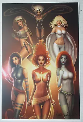 Nathan Szerdy Signed 12x18 Art Print Women Of X-men Storm Phoenix Pin Up New • $26.95