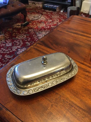 £10 • Buy Antique Silver Plated Butter Dish / Collectable Item 