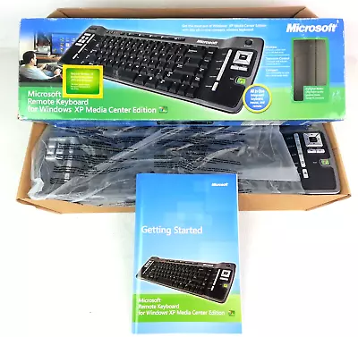 Microsoft Remote Keyboard For Windows XP Media Center Edition OPEN BOX 2005 • $67.45