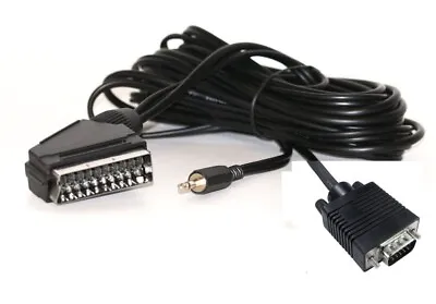 Acorn Archimedes A3010 To SCART TV / Monitor Video Lead / Cable With Audio • £21