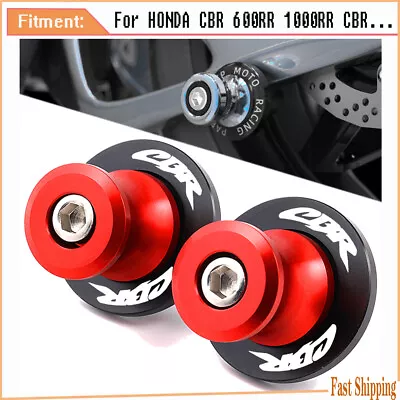 For HONDA CBR 600RR 1000RR CBR954RR CBR Stand Screw Swingarm Spools Slider M8 • $9.99