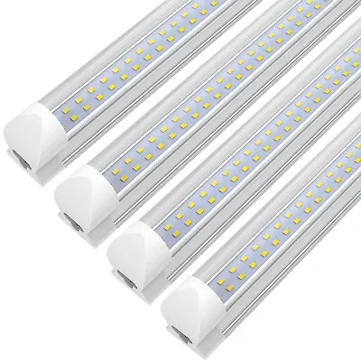 4FT 5FT 6FT 8FT T8 LED Tube Light Bulbs 6500K Integrated LED Shop Light Fixture • $122.19