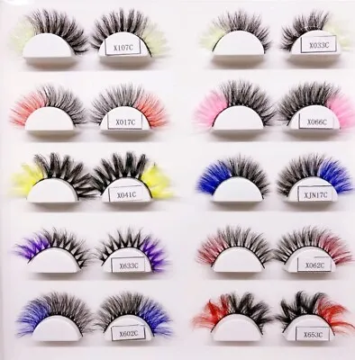 3D Two Color EYELASHES • £1.99