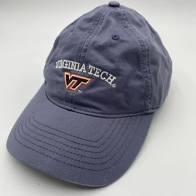Legacy Virginia Tech Hokies Gray Cotton Hat Cap Adjustable Clean Up Slouch Dad • $13.89