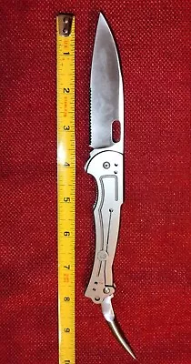 A.G Russell Sea Skorpion Tactical Boaters Knife Lock Blade Spike EDC Excellent • $65