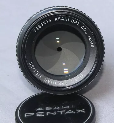 CLEAN Nice Tested Asahi Pentax 50mm F/1.4 SMC Takumar Lens M42 • $79