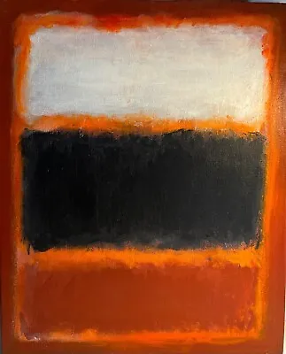 Original Abstract Painting Inspired By Mark Rothko 18 X 22 • $60